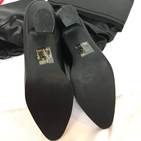 Pirate Buccaneer Mid Heel Knee High Costume Boots by Ellie EUC - Picture 12 of 13